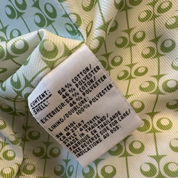 Talbots Sage Green Trench Coat - Picture 6 of 6